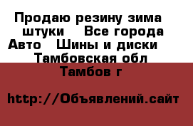 Продаю резину зима 2 штуки  - Все города Авто » Шины и диски   . Тамбовская обл.,Тамбов г.